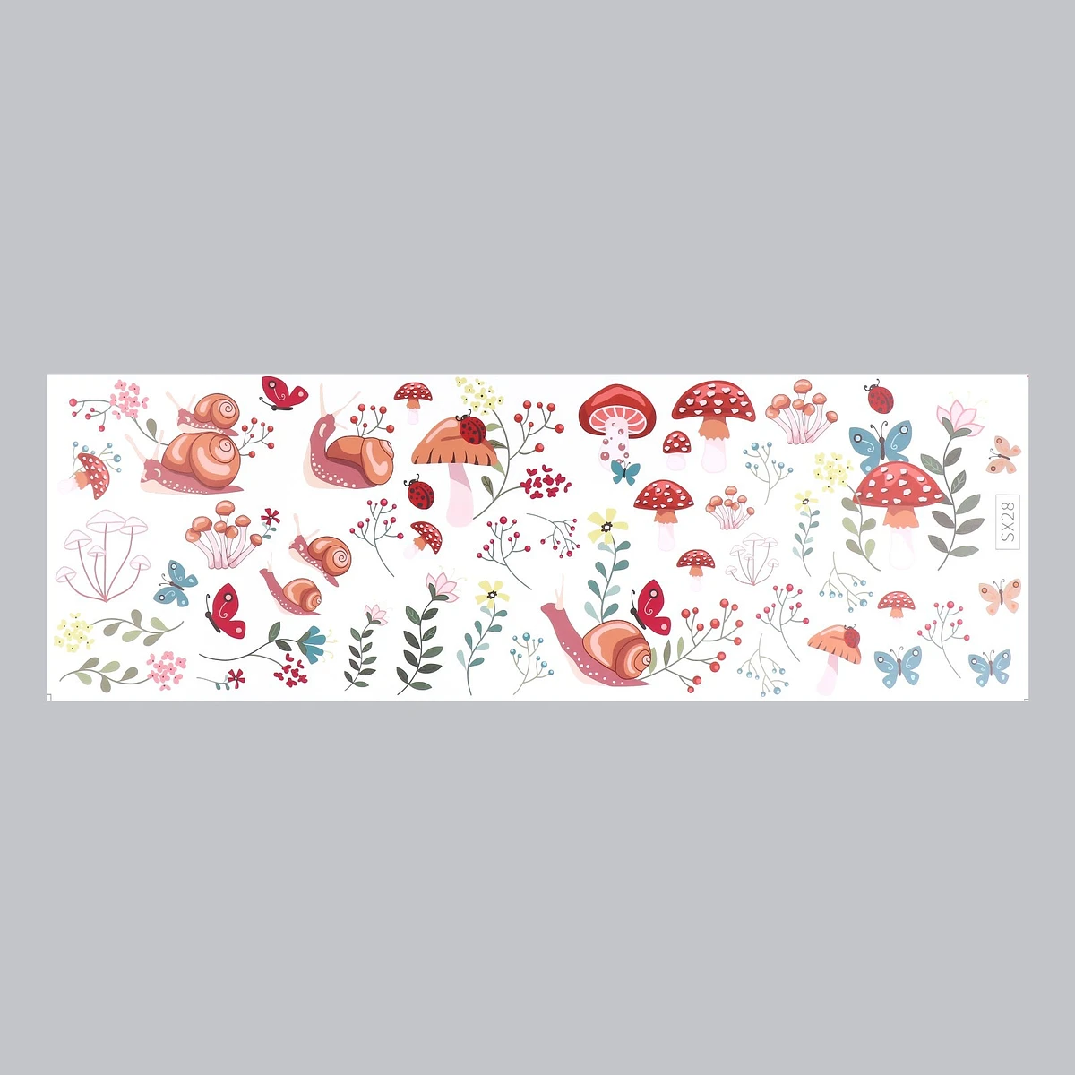 Наклейка интерьерная цветная